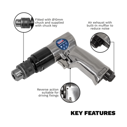 Reversible Air Drill 10mm