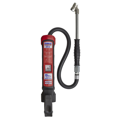 PCL Anodised Tyre Inflator with Twin Push-On Connector
