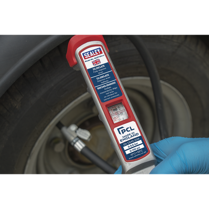 PCL Professional Tyre Inflator with 2.5m Hose & Clip-On Connector