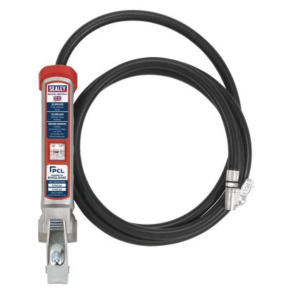 PCL Professional Tyre Inflator with 2.5m Hose & Clip-On Connector