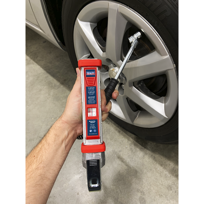 Tyre Inflator with 0.5m Hose & Twin Push-On Connector
