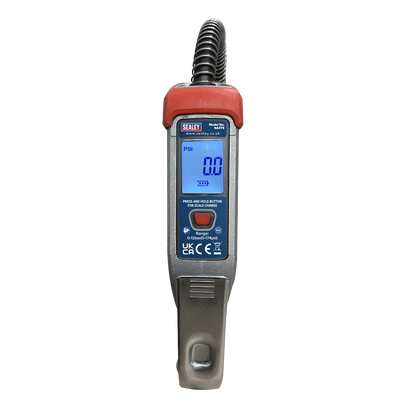 Digital Tyre Inflator with 2.7m Hose & Clip-On Connector