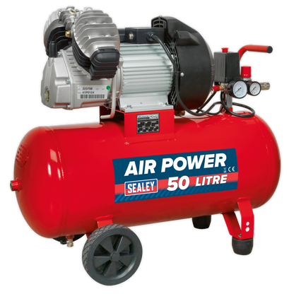 50L V-Twin Direct Drive Air Compressor 3hp