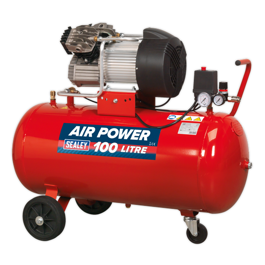 100L V-Twin Direct Drive Air Compressor 3hp