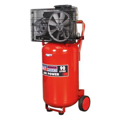 90L Belt Drive Vertical Compressor 3hp