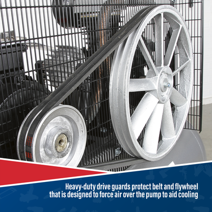 Premier 270L Belt Drive Air Compressor 7.5hp 3ph