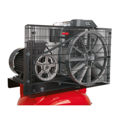 270L Vertical Belt Drive Air Compressor with Cast Cylinders 7.5hp 3ph 2-Stage