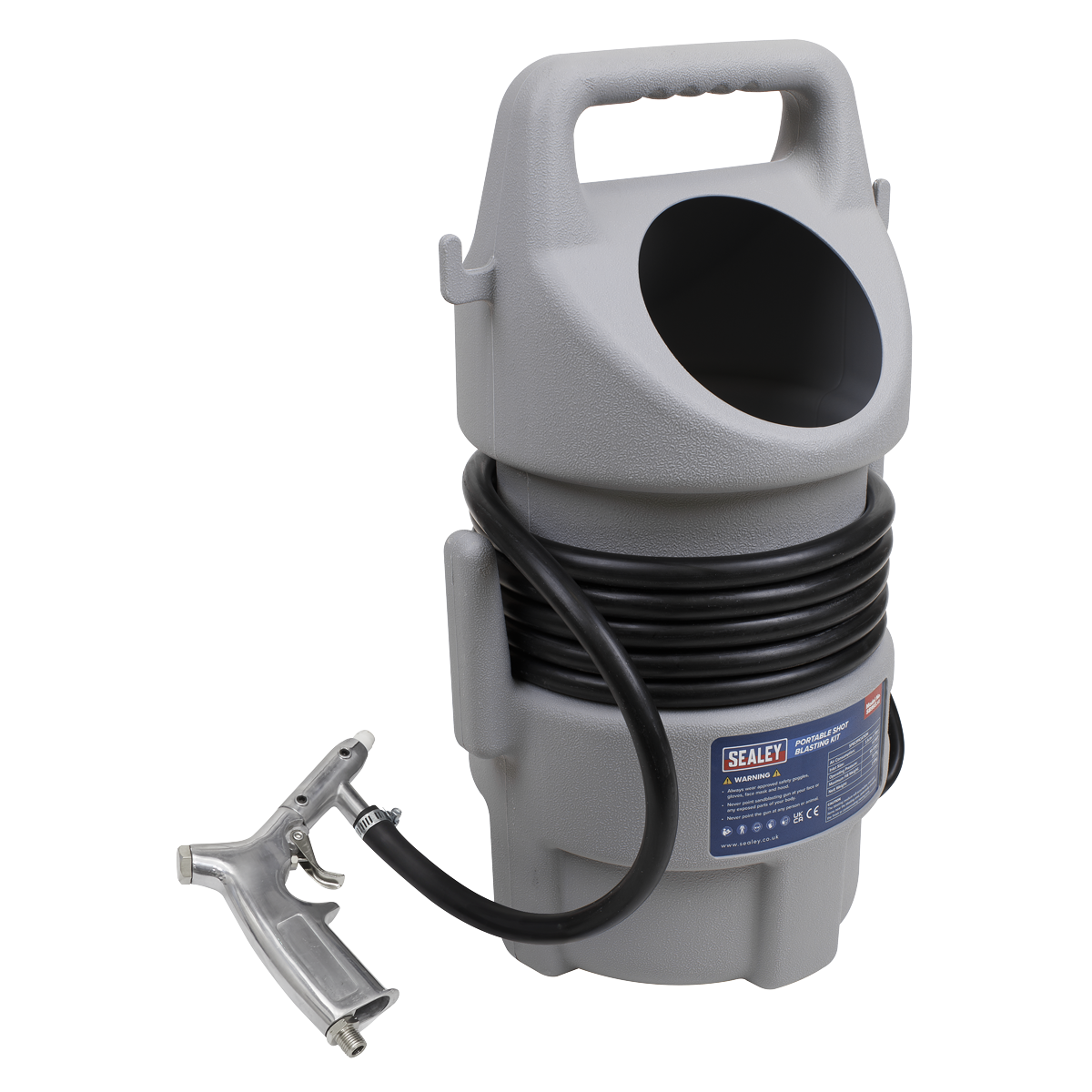 Portable Shot Blasting Kit 22kg Capacity