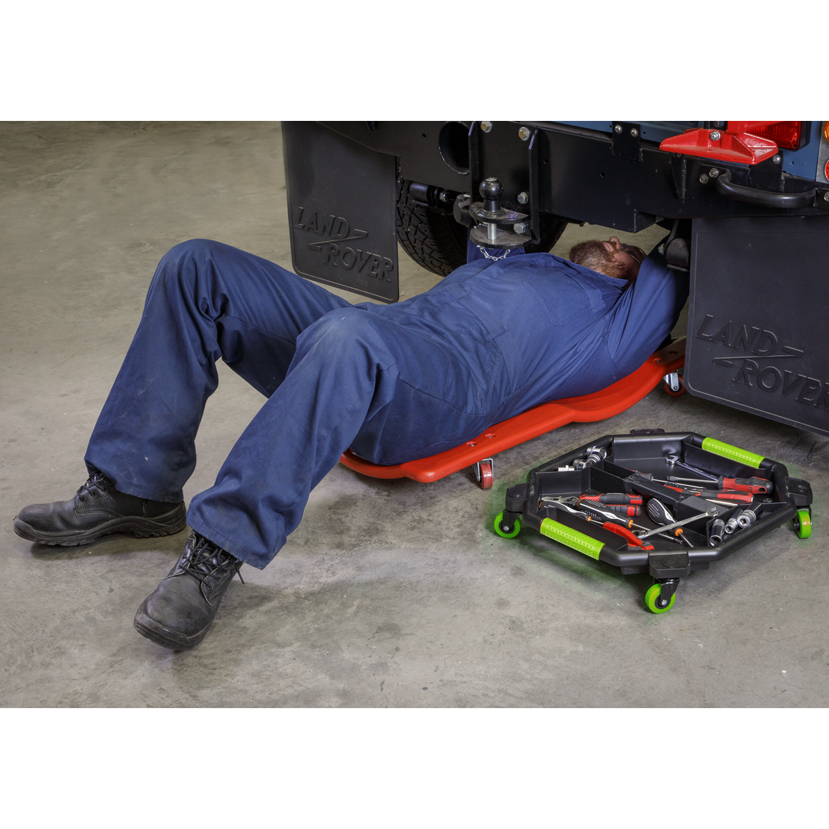 Creeper Tool Tray - Green