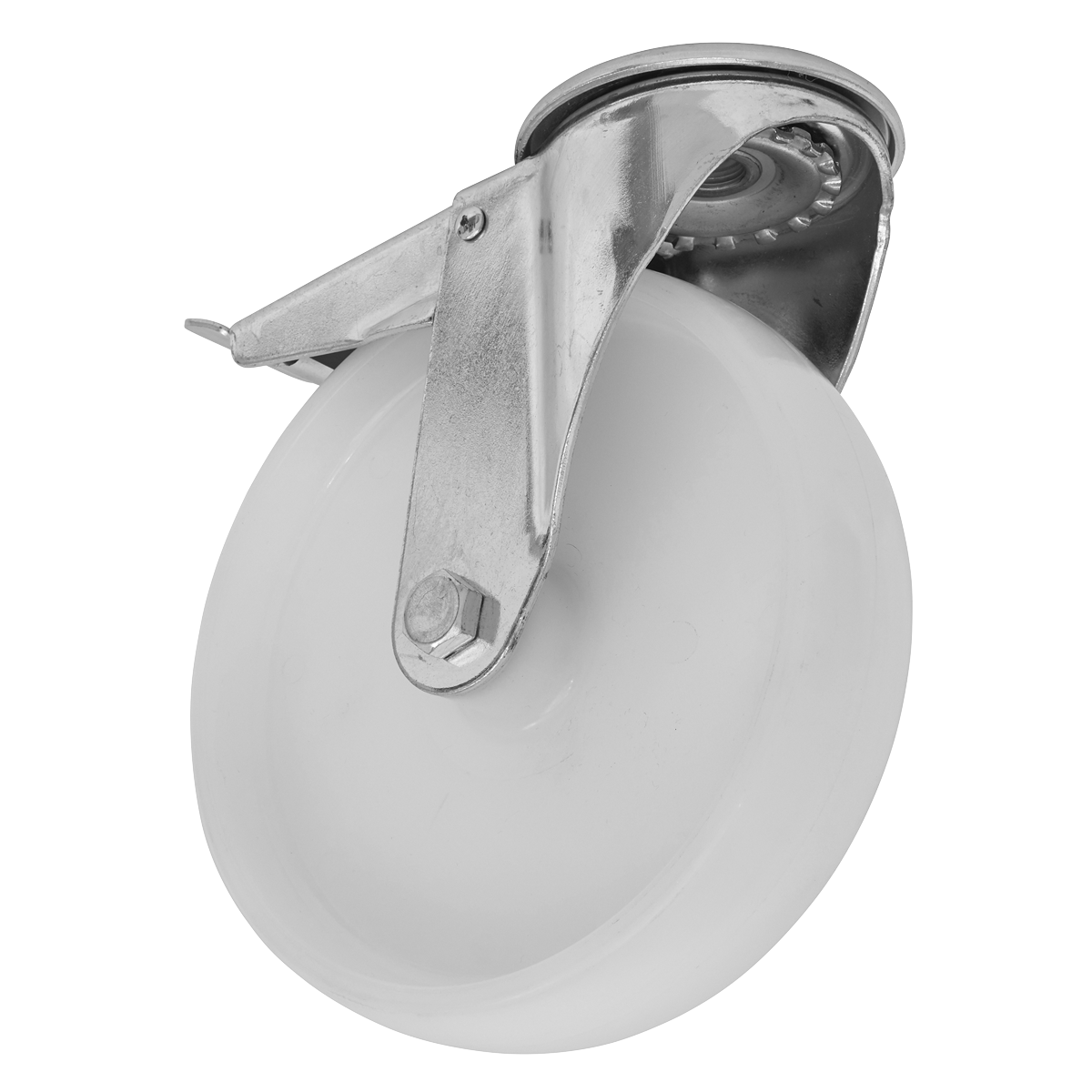 100mm Castor Wheel with Bolt Hole & Total Lock