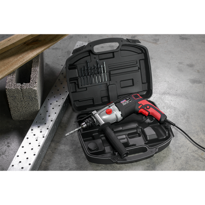 13mm 2 Mechanical/Variable Speed Hammer Drill 1050W/230V