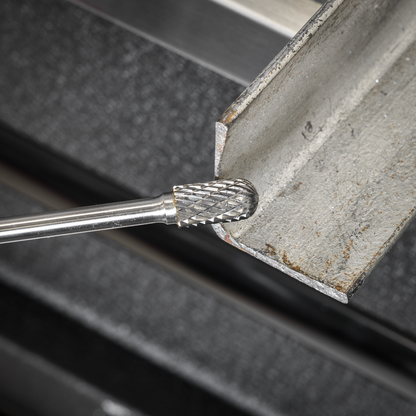 Tungsten Carbide Rotary Burr Extra-Long Cylindrical Ball Nose 10mm