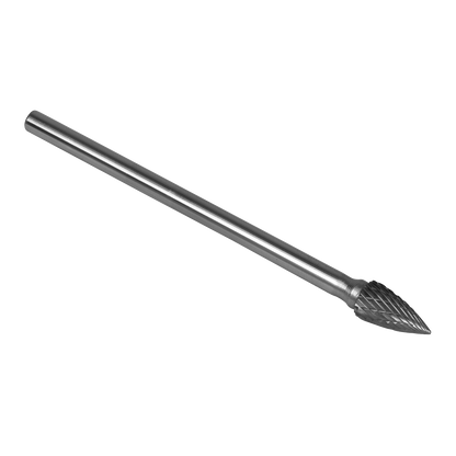 Tungsten Carbide Rotary Burr Extra-Long Arc Pointed Nose 10mm