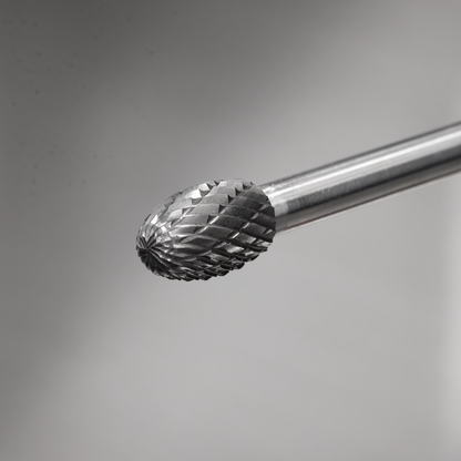 Tungsten Carbide Rotary Burr Extra-Long Oval 10mm