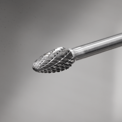 Tungsten Carbide Rotary Burr Extra-Long Arc Round Nose 10mm