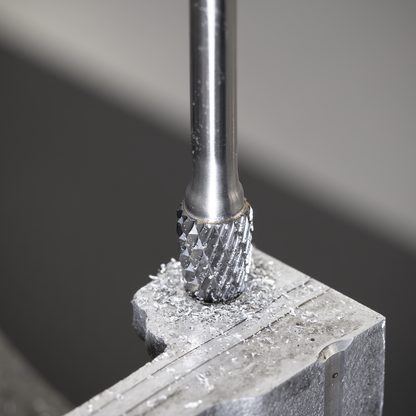 Tungsten Carbide Rotary Burr Extra-Long Arc Round Nose 10mm