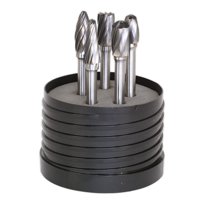 Tungsten Carbide Rotary Burr Set 5pc - Ripper/Coarse