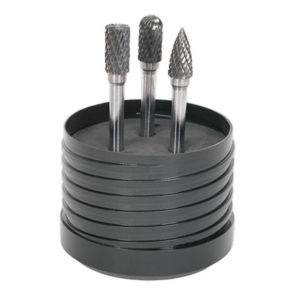 Tungsten Carbide Rotary Burr Set 3pc