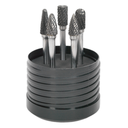 Tungsten Carbide Rotary Burr Set 5pc