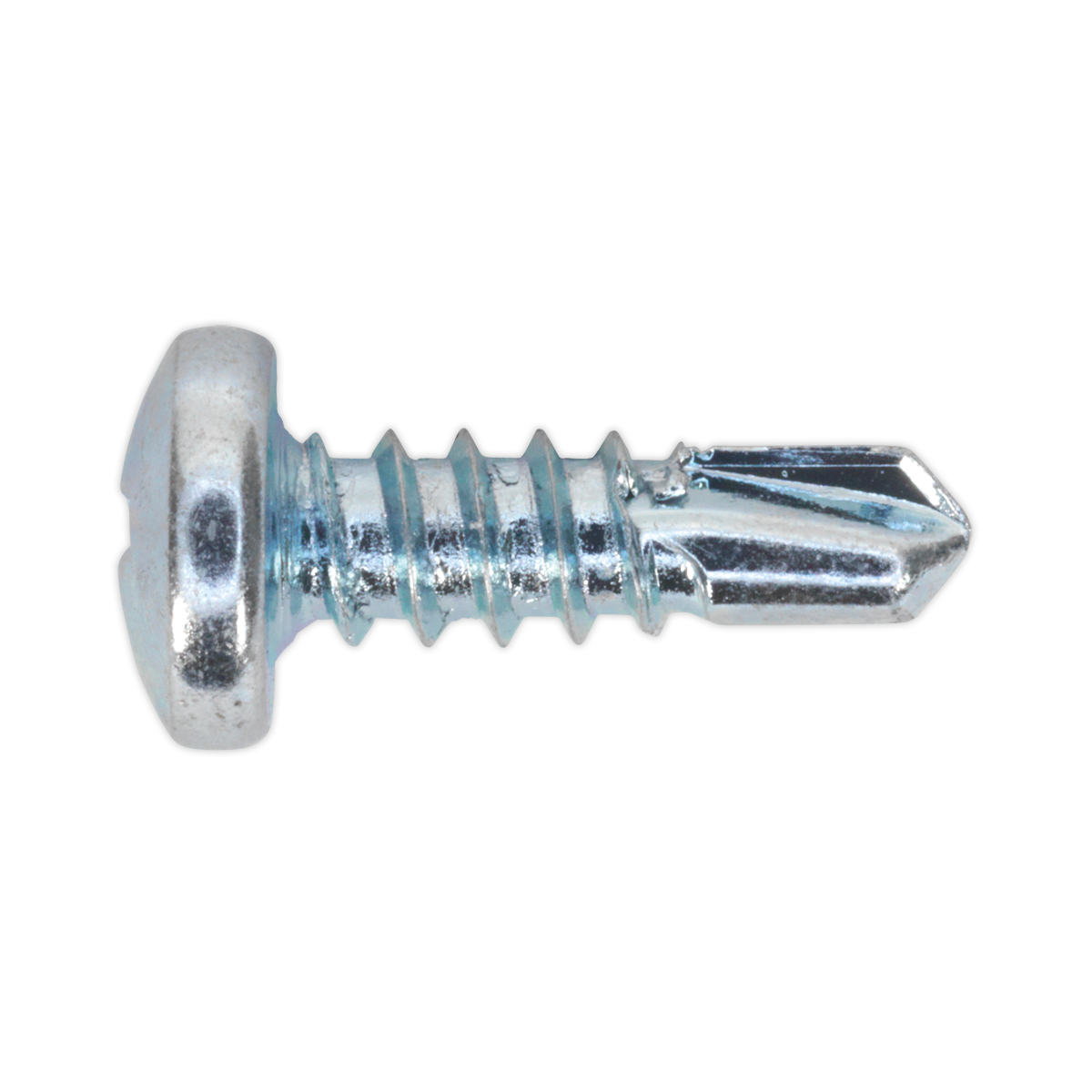 Zinc Plated Self-Drilling Pan Head Phillips Screw - Pack of 100
