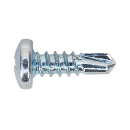 Zinc Plated Self-Drilling Pan Head Phillips Screw - Pack of 100