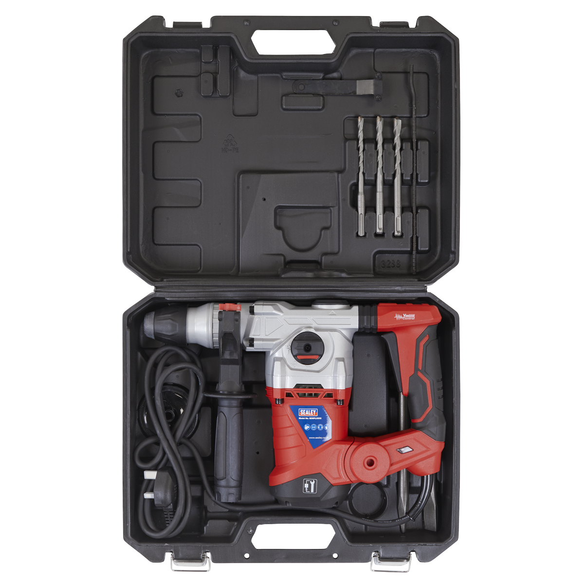 32mm SDS Plus Rotary Hammer Drill 1500W/230V
