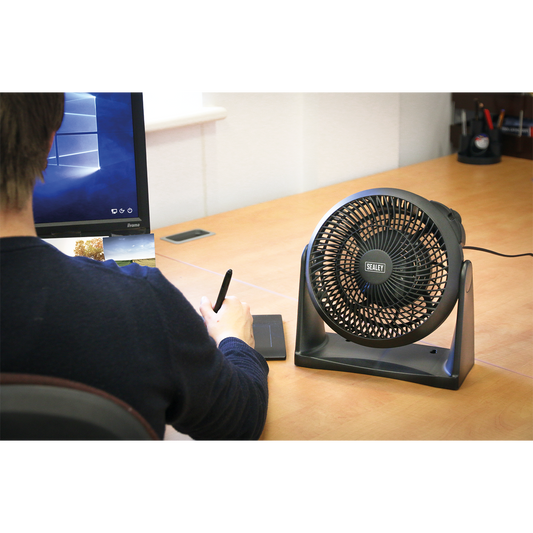 3-Speed Desk/Floor Fan 230V
