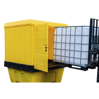 IBC Spill Pallet with Weathertight Hardcover