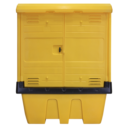 IBC Spill Pallet with Weathertight Hardcover