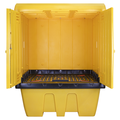 IBC Spill Pallet with Weathertight Hardcover