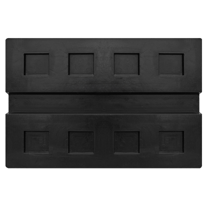 Slotted Rubber Support Block for Viking Jacking Beams 80mm