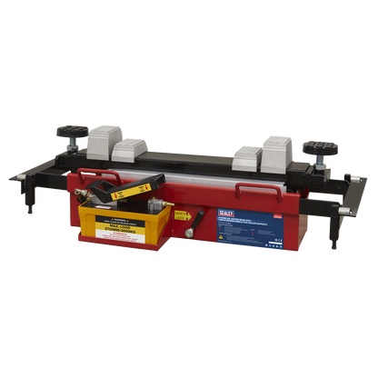 Air Jacking Beam 2 Tonne with Arm Extenders & Flat Roller Supports