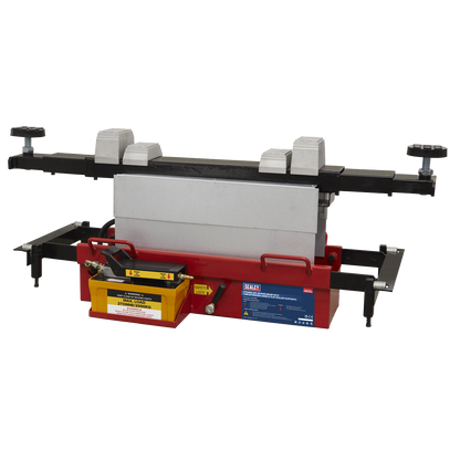 Air Jacking Beam 2 Tonne with Arm Extenders & Flat Roller Supports