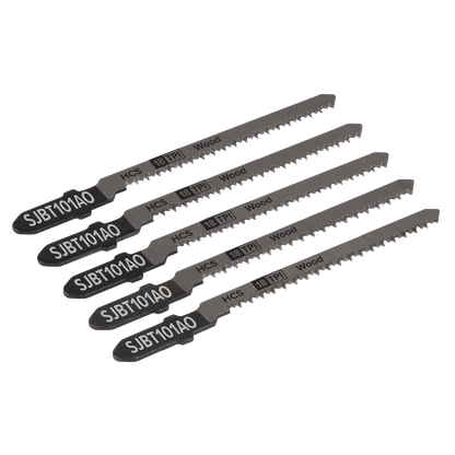 Jigsaw Blade for Hard Wood 83mm 18tpi - Pack of 5