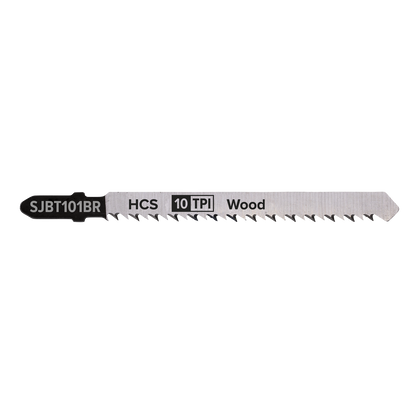 Jigsaw Blade for Hard Wood Downward Cut 100mm 10tpi - Pack of 5
