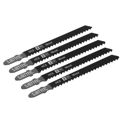 Jigsaw Blade for General Wood 100mm 8tpi - Pack of 5