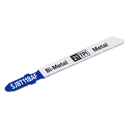 Jigsaw Blade for Metal 75mm 21tpi - Pack of 5
