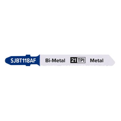 Jigsaw Blade for Metal 75mm 21tpi - Pack of 5