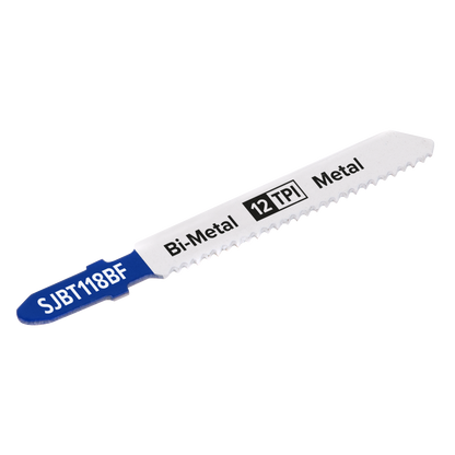 Jigsaw Blade for Metal 75mm 12tpi - Pack of 5