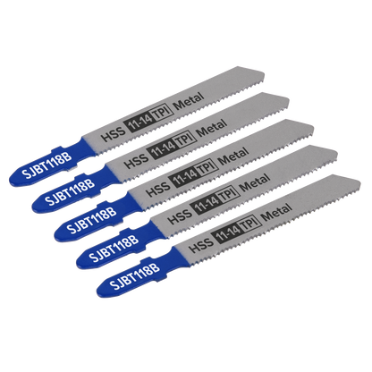 Jigsaw Blade for Metal 92mm 11-14tpi - Pack of 5