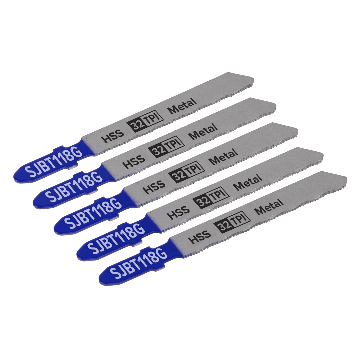 Jigsaw Blade for Metal 75mm 32tpi - Pack of 5