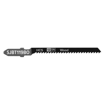 Jigsaw Blade for General Wood 75mm 12tpi - Pack of 5