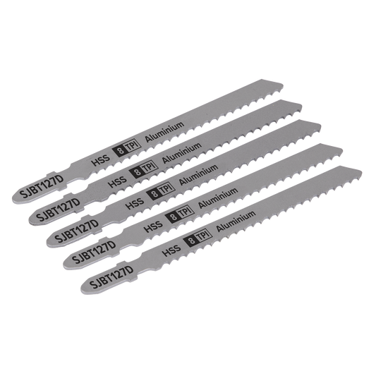 Jigsaw Blade for Aluminium 100mm 8tpi - Pack of 5