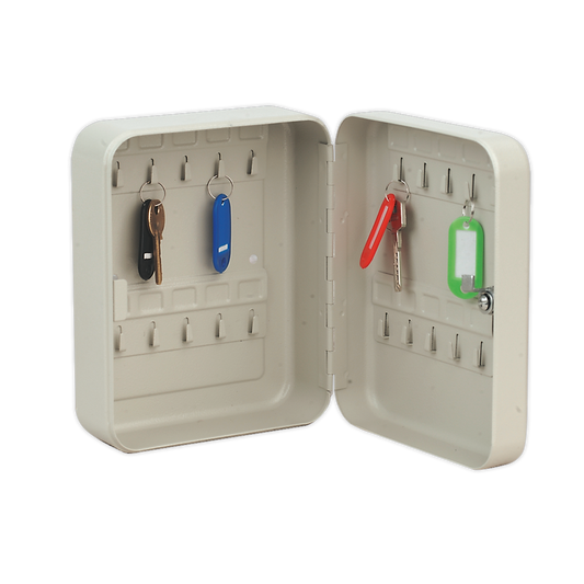 Key Cabinet with 20 Key Tags