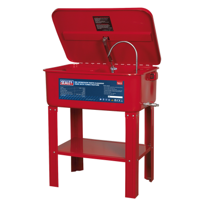 Workshop Parts Washer with Turbo Feature 50L