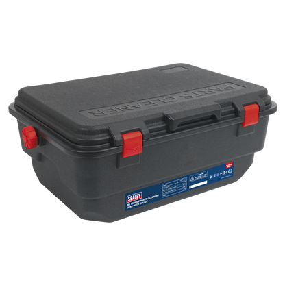 Mobile Parts Cleaning Tank with Brush 16L