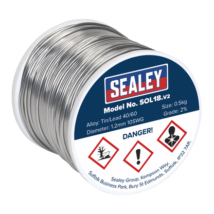 Quick Flow Solder Wire 1.2mm/18SWG 0.5kg Reel