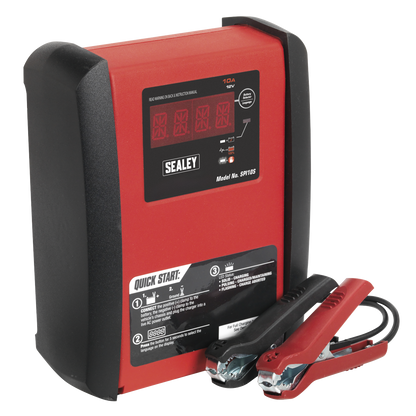 12V Intelligent Speed Charge Battery Charger/Maintainer 10A