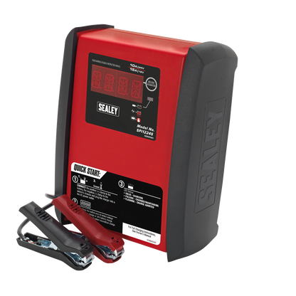 12V 15A/24V Intelligent Speed Charge Battery Charger/Maintainer 10A