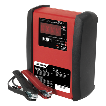 12V Intelligent Speed Charge Battery Charger/Maintainer 15A